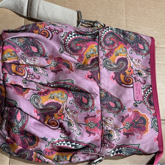 Vintage Etro Pink Paisley Crossbody Bag - Picture 3 of 9
